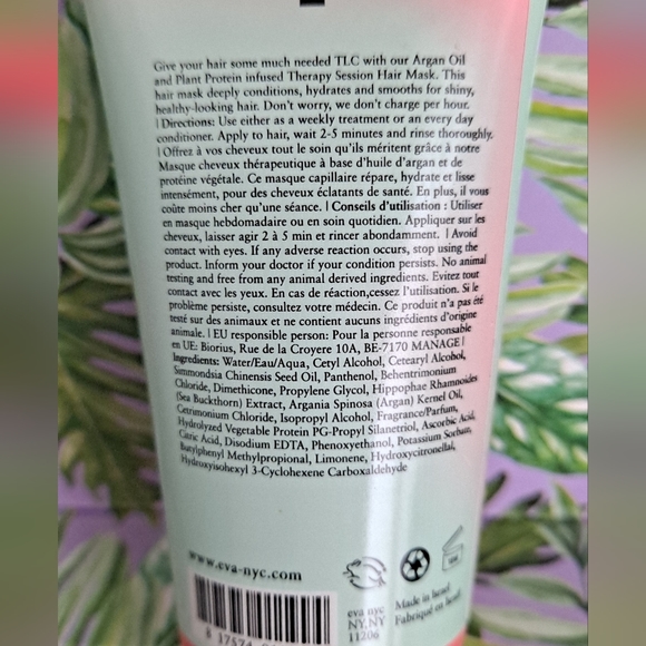 Eva NYC Therapy Session Hair Mask 60 ML New - Picture 3 of 3